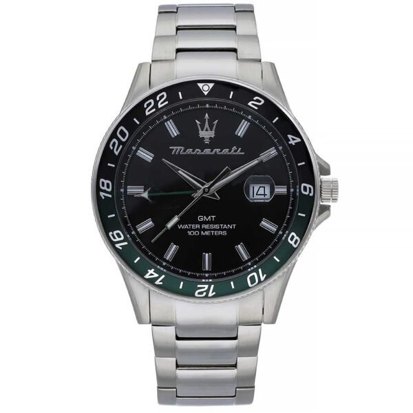 Reloj Maserati Sfida Plateado Cuarzo de acero 44mm